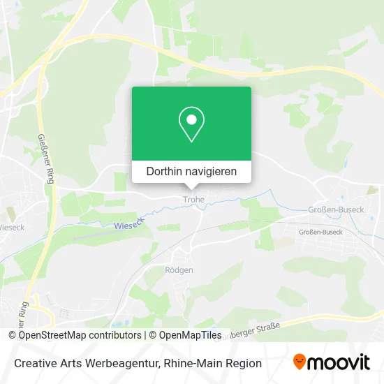 Creative Arts Werbeagentur Karte