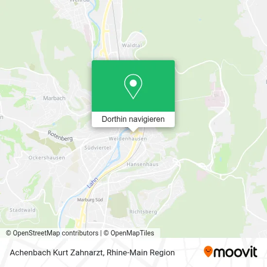 Achenbach Kurt Zahnarzt Karte