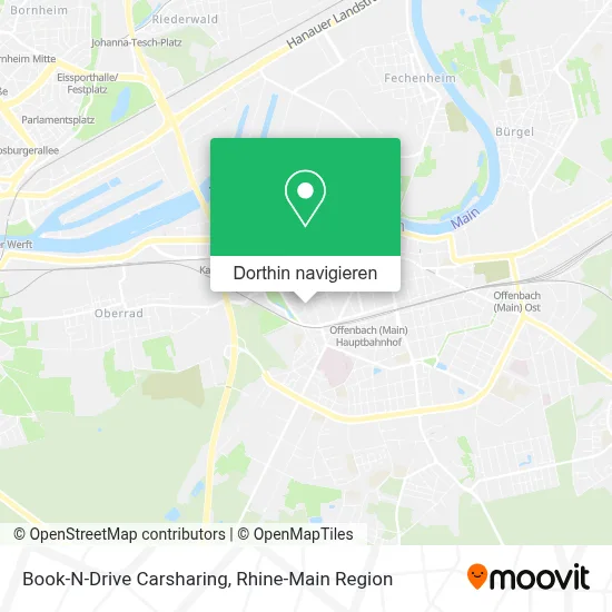 Book-N-Drive Carsharing Karte