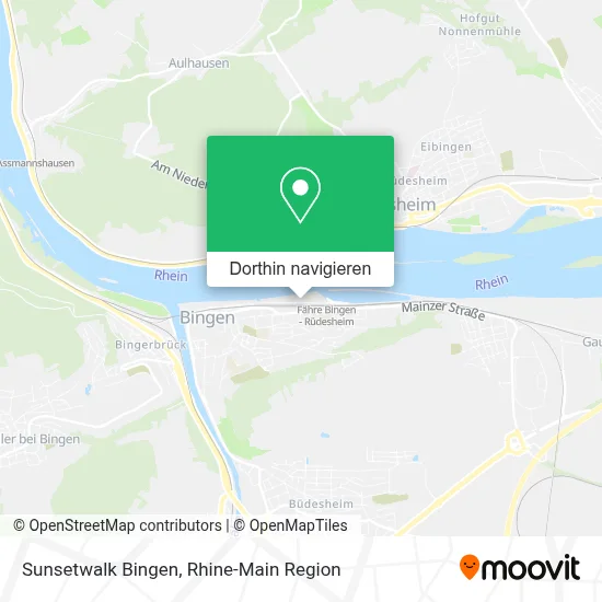 Sunsetwalk Bingen Karte