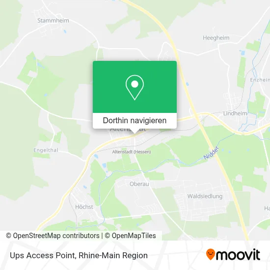 Ups Access Point Karte