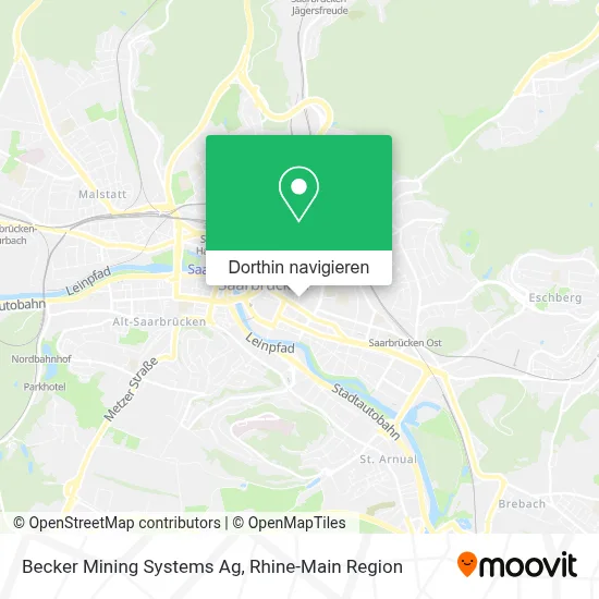 Becker Mining Systems Ag Karte