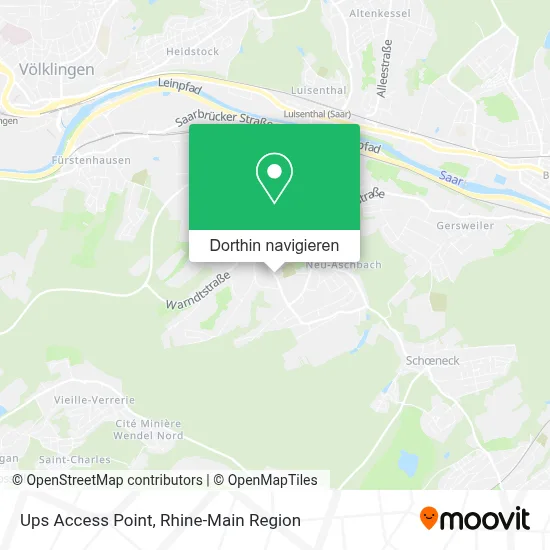 Ups Access Point Karte
