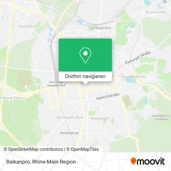 Balkanpro Karte