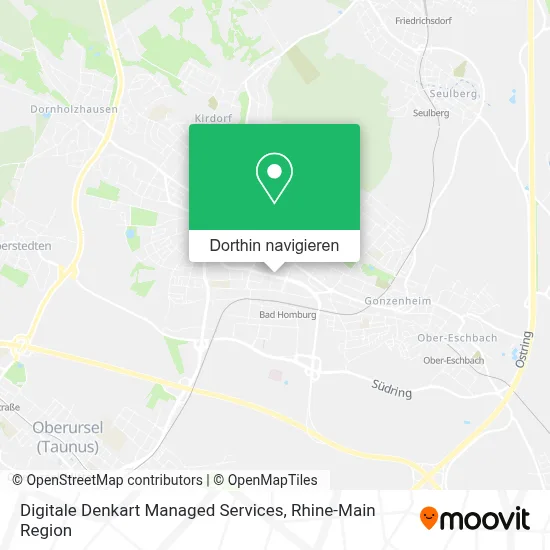 Digitale Denkart Managed Services Karte