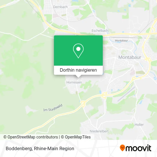 Boddenberg Karte