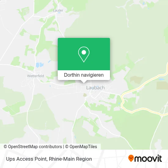 Ups Access Point Karte