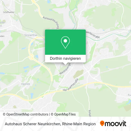 Autohaus Scherer Neunkirchen Karte