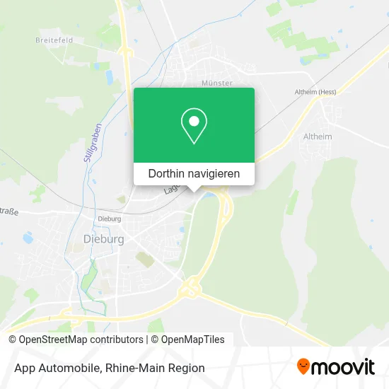 App Automobile Karte