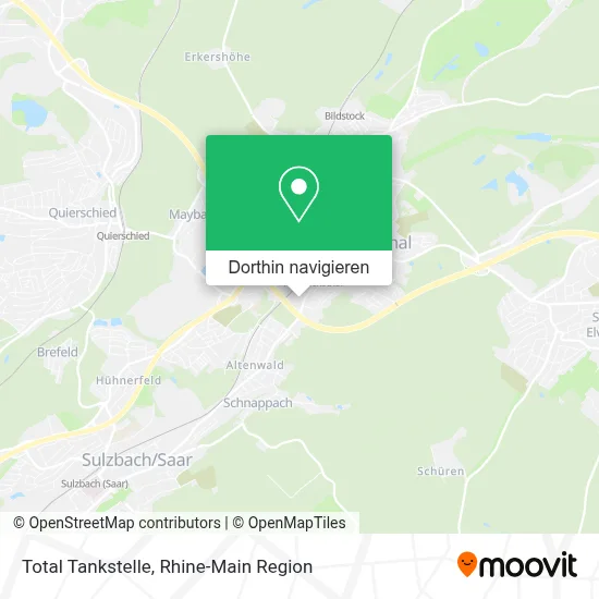 Total Tankstelle Karte