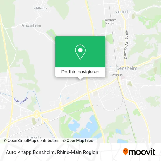 Auto Knapp Bensheim Karte