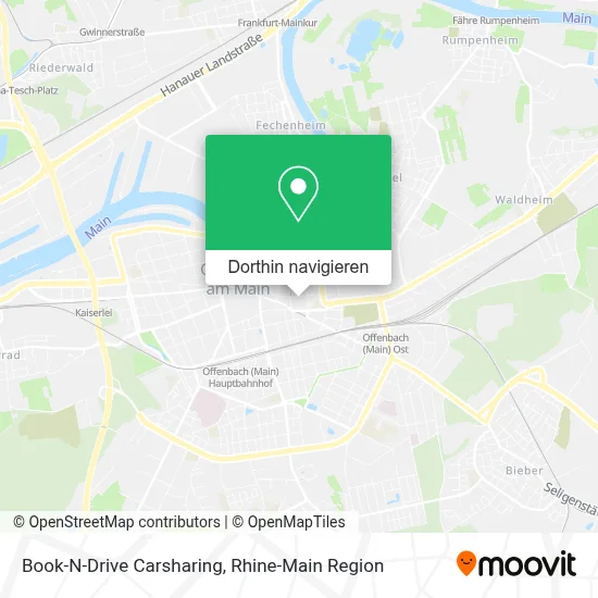 Book-N-Drive Carsharing Karte
