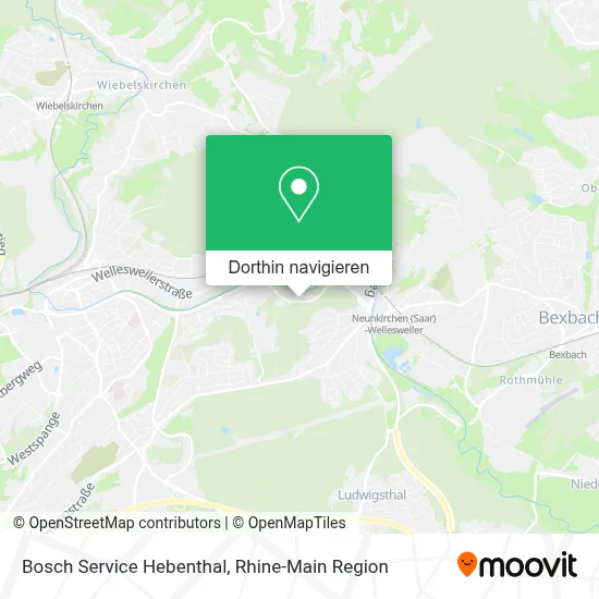 Bosch Service Hebenthal Karte