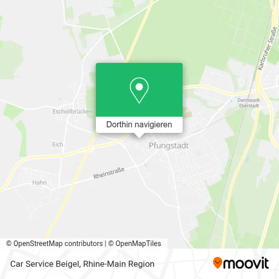 Car Service Beigel Karte