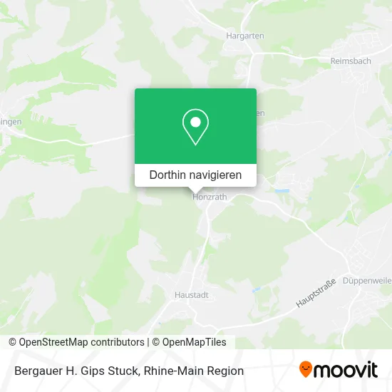 Bergauer H. Gips Stuck Karte