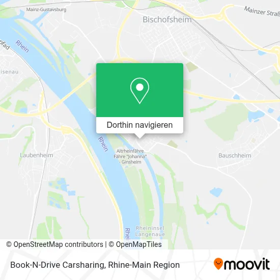 Book-N-Drive Carsharing Karte