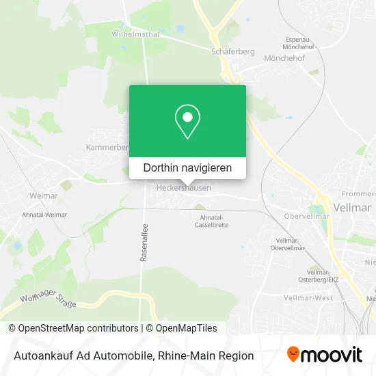 Autoankauf Ad Automobile Karte