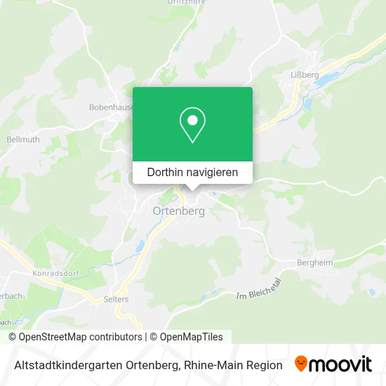 Altstadtkindergarten Ortenberg Karte