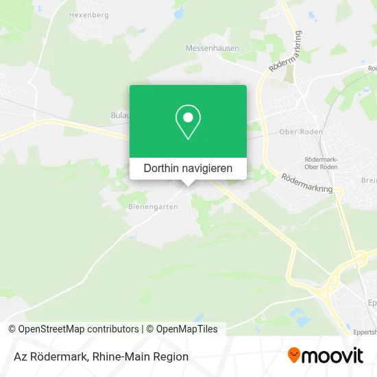 Az Rödermark Karte
