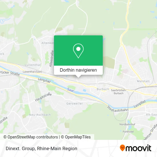 Dinext. Group Karte