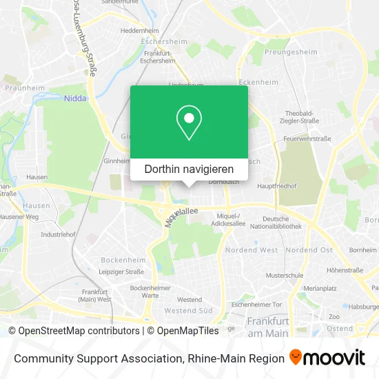 Community Support Association Karte