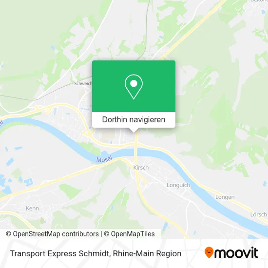 Transport Express Schmidt Karte