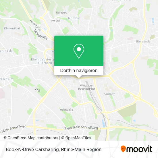 Book-N-Drive Carsharing Karte