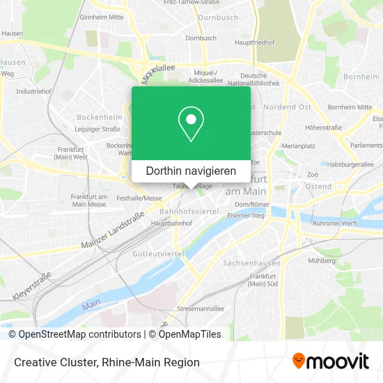 Creative Cluster Karte