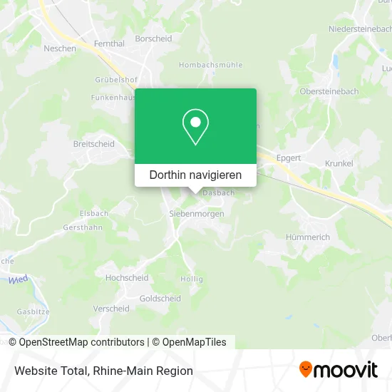 Website Total Karte