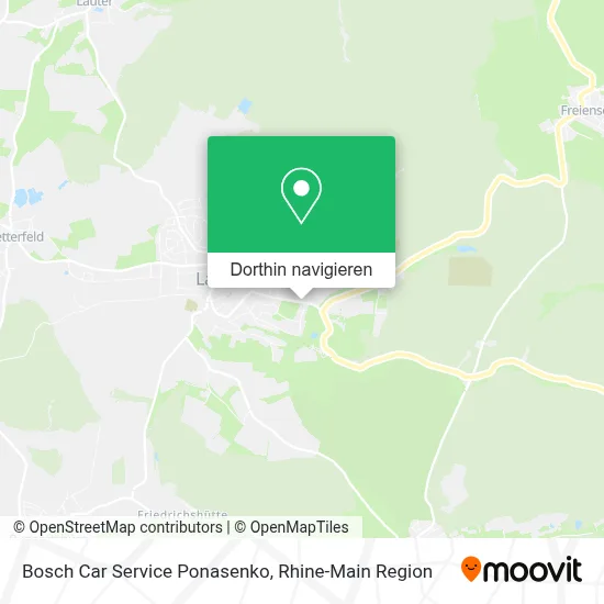 Bosch Car Service Ponasenko Karte