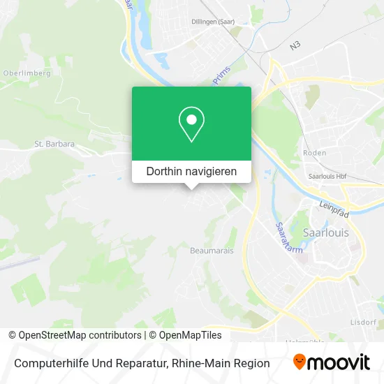 Computerhilfe Und Reparatur Karte