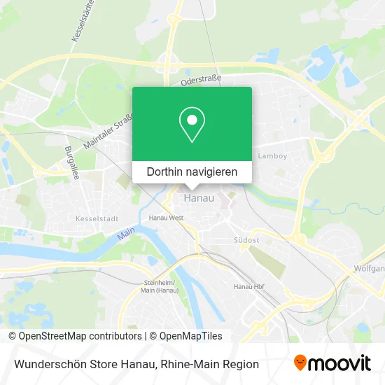 Wunderschön Store Hanau Karte