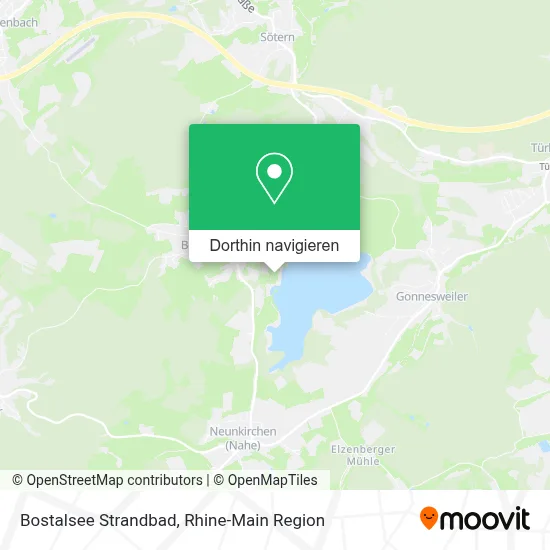 Bostalsee Strandbad Karte