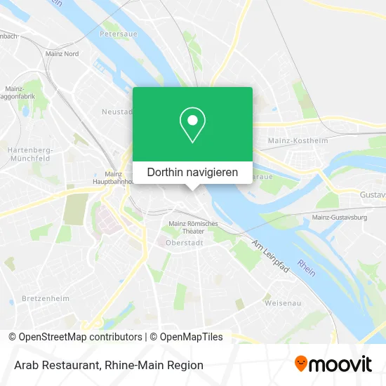Arab Restaurant Karte
