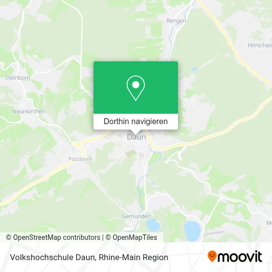 Volkshochschule Daun Karte