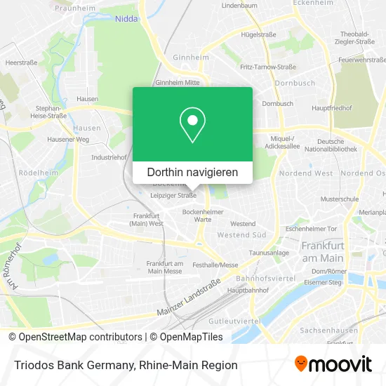 Triodos Bank Germany Karte
