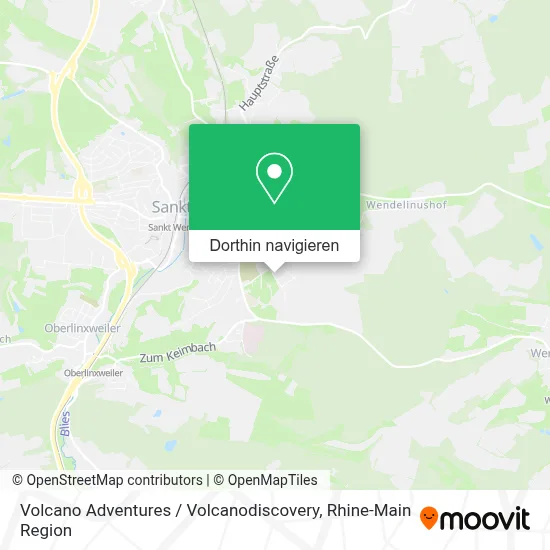 Volcano Adventures / Volcanodiscovery Karte