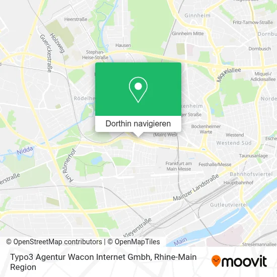 Typo3 Agentur Wacon Internet Gmbh Karte