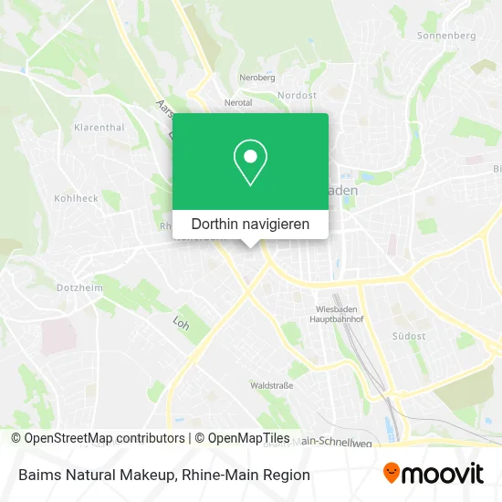 Baims Natural Makeup Karte