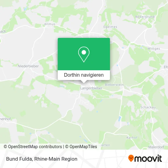 Bund Fulda Karte