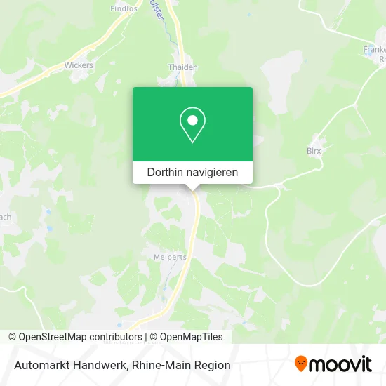 Automarkt Handwerk Karte