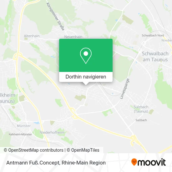 Antmann Fuß.Concept Karte