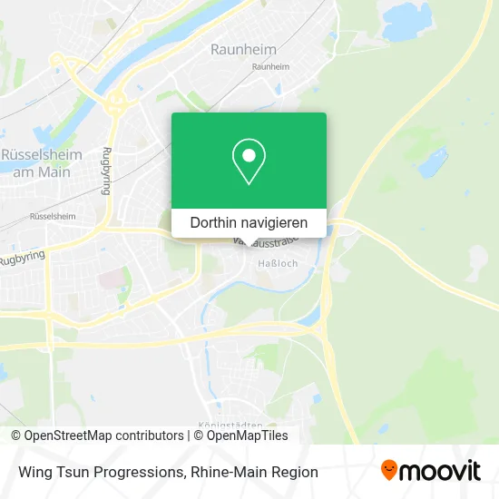 Wing Tsun Progressions Karte