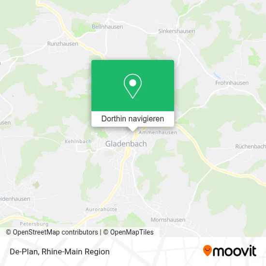 De-Plan Karte