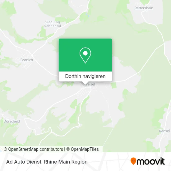 Ad-Auto Dienst Karte