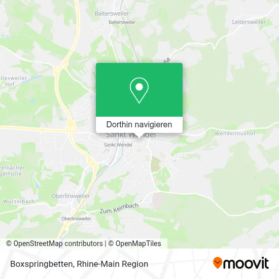 Boxspringbetten Karte
