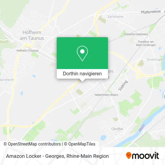 Amazon Locker - Georges Karte