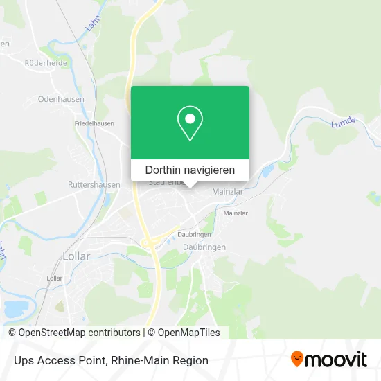 Ups Access Point Karte