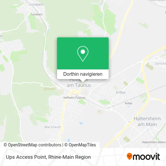 Ups Access Point Karte