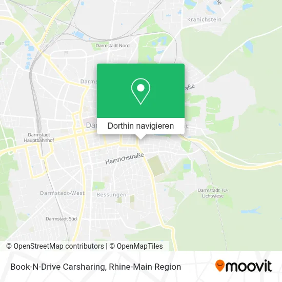 Book-N-Drive Carsharing Karte